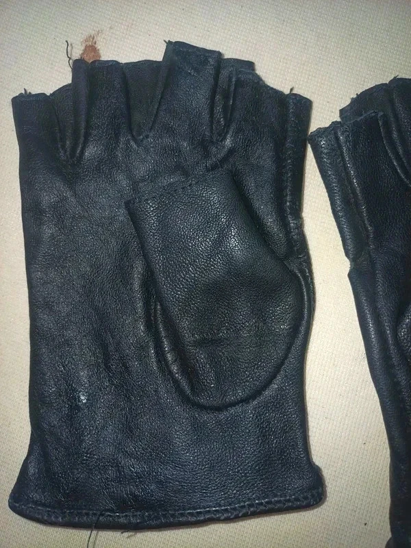 Black cycling gloves size S – photo 4